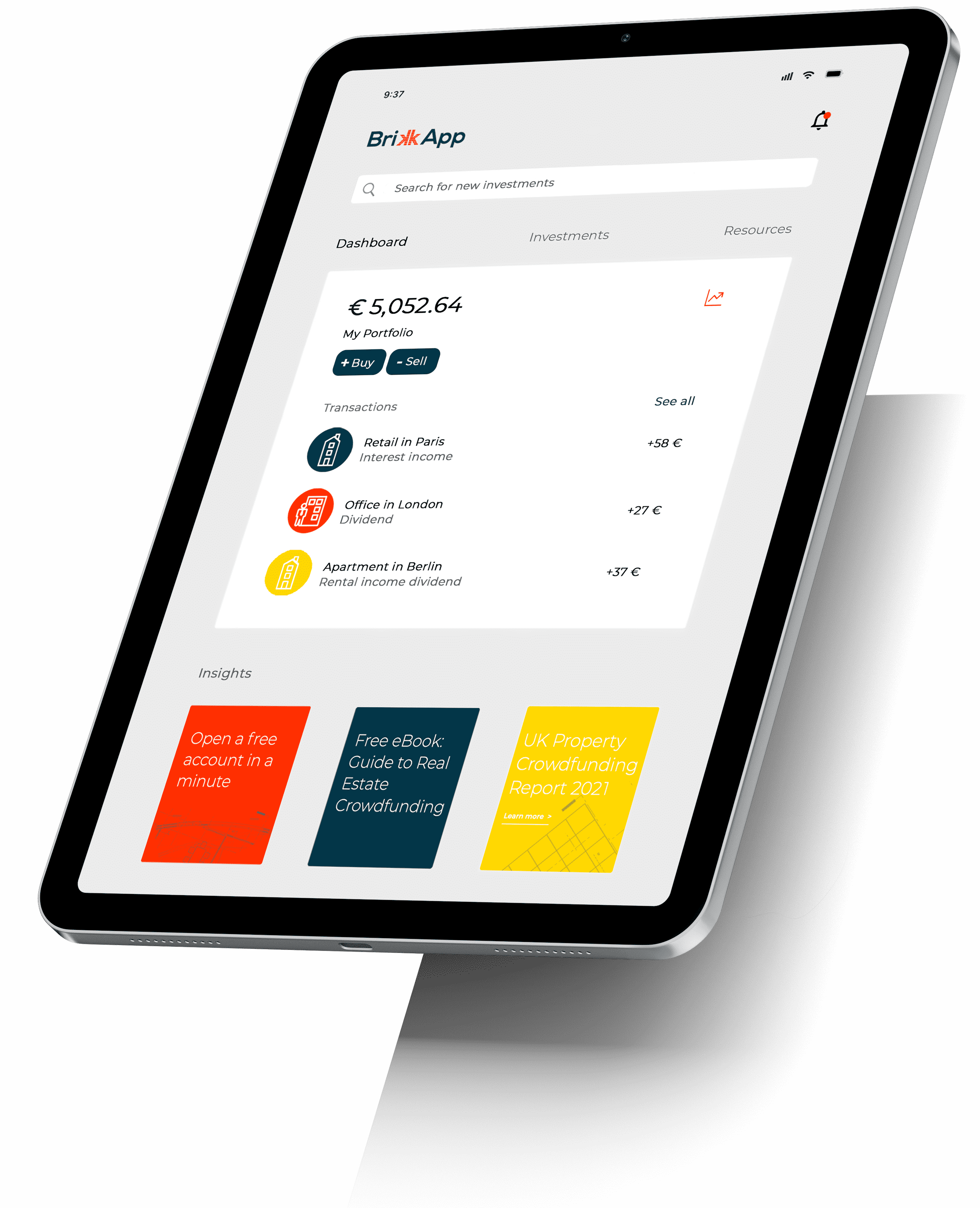 BrikkApp investing app