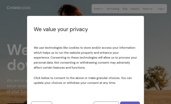 Crowdestate screenshot