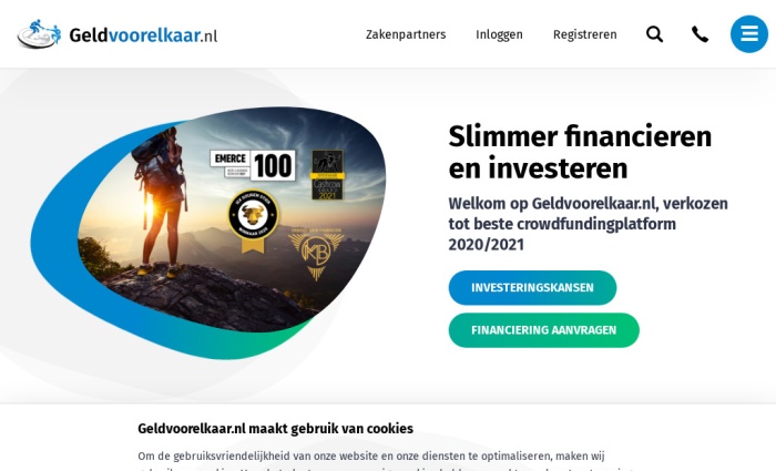Geldvoorelkaar.nl screenshot
